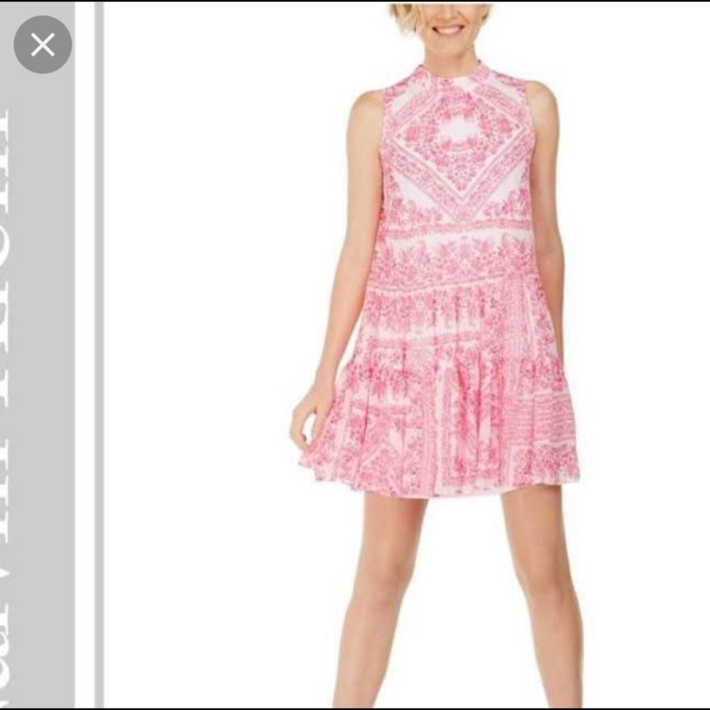 Pink Calvin Klein dress